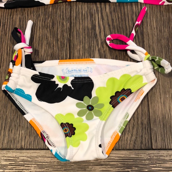 Flowers By Zoe Baby Girls Bikini Sz 12m - Picture 2 of 6